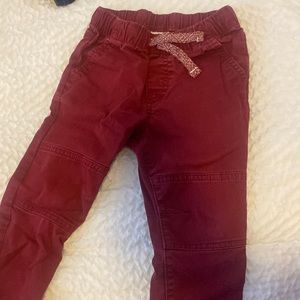 Cat and Jack boys maroon pant